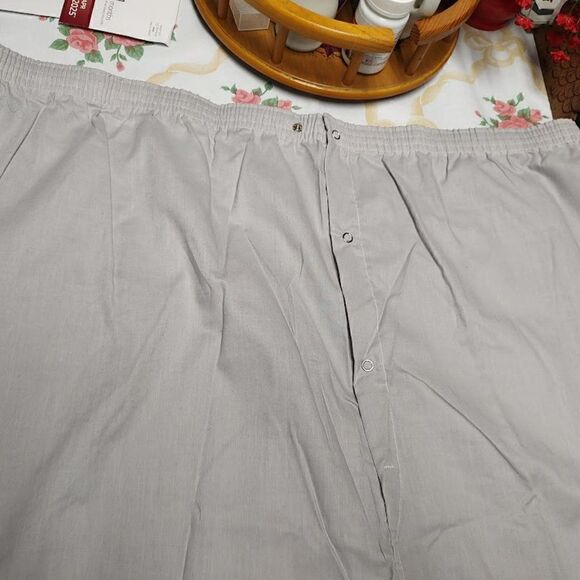 New Christopher Hart Light Gray Pajama Short Set Big And Tall Men's 4X - Picture 3 of 3